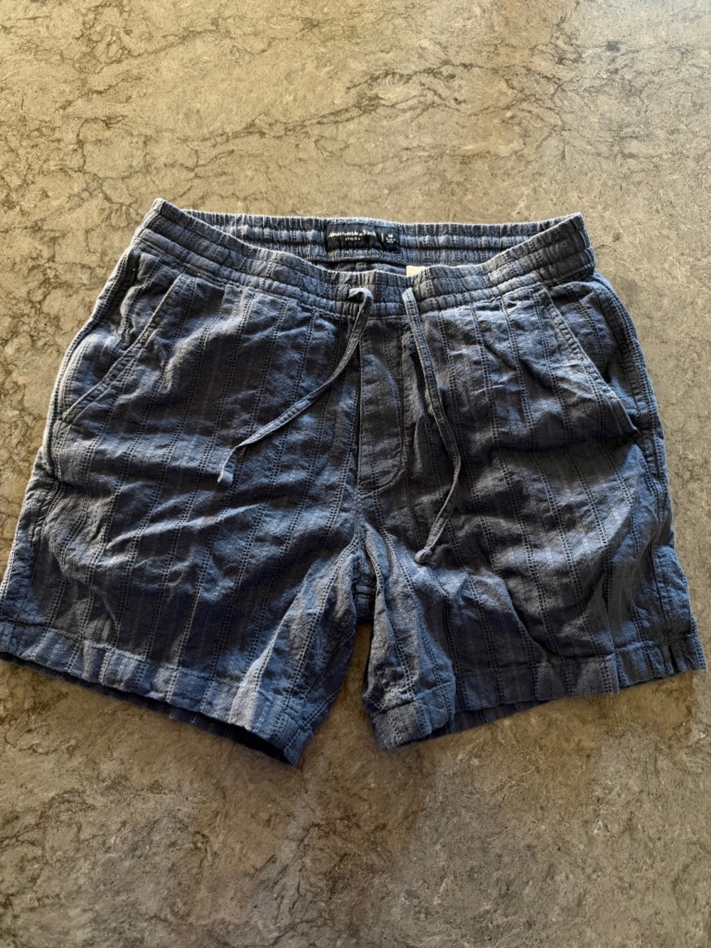 Abercrombie Blue Shorts Medium 5"